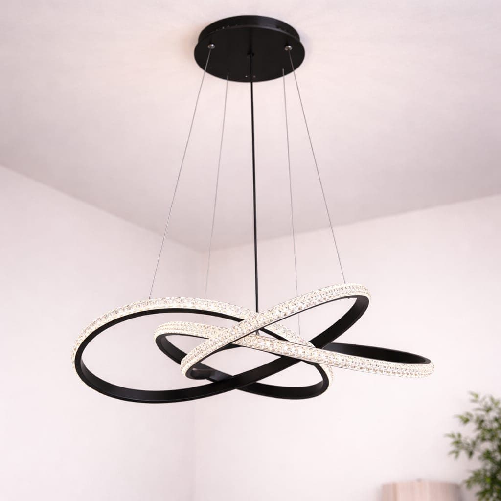 Lustra Led  moderna ajustabila 86W/4900Lm/3000K/4000K6500K 600Mm