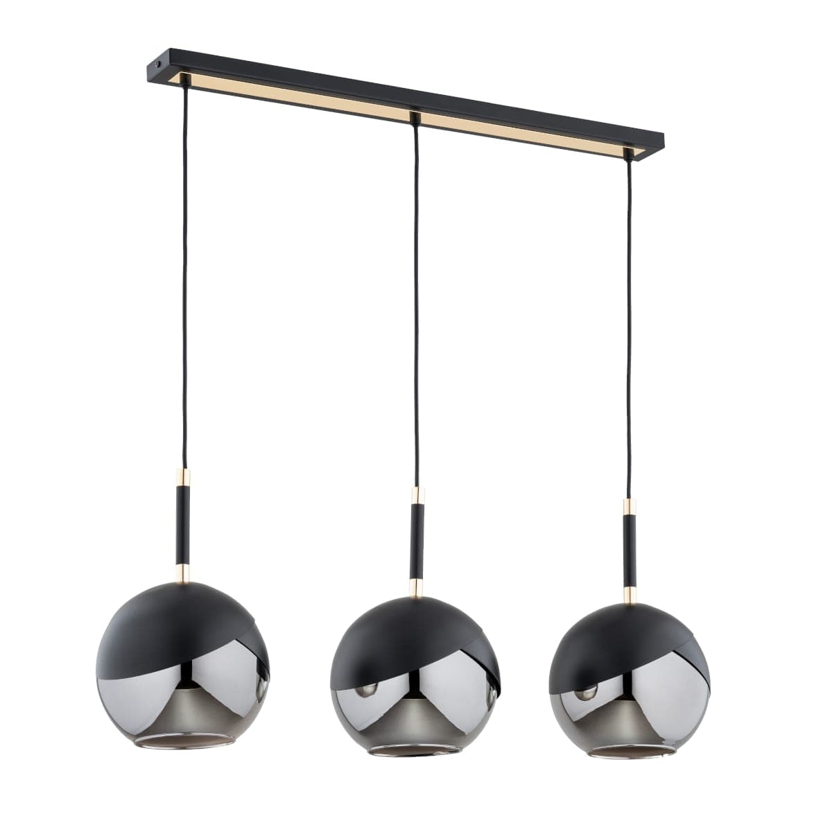 Lustra Pendul Alfa Rido Neagra 3xE27