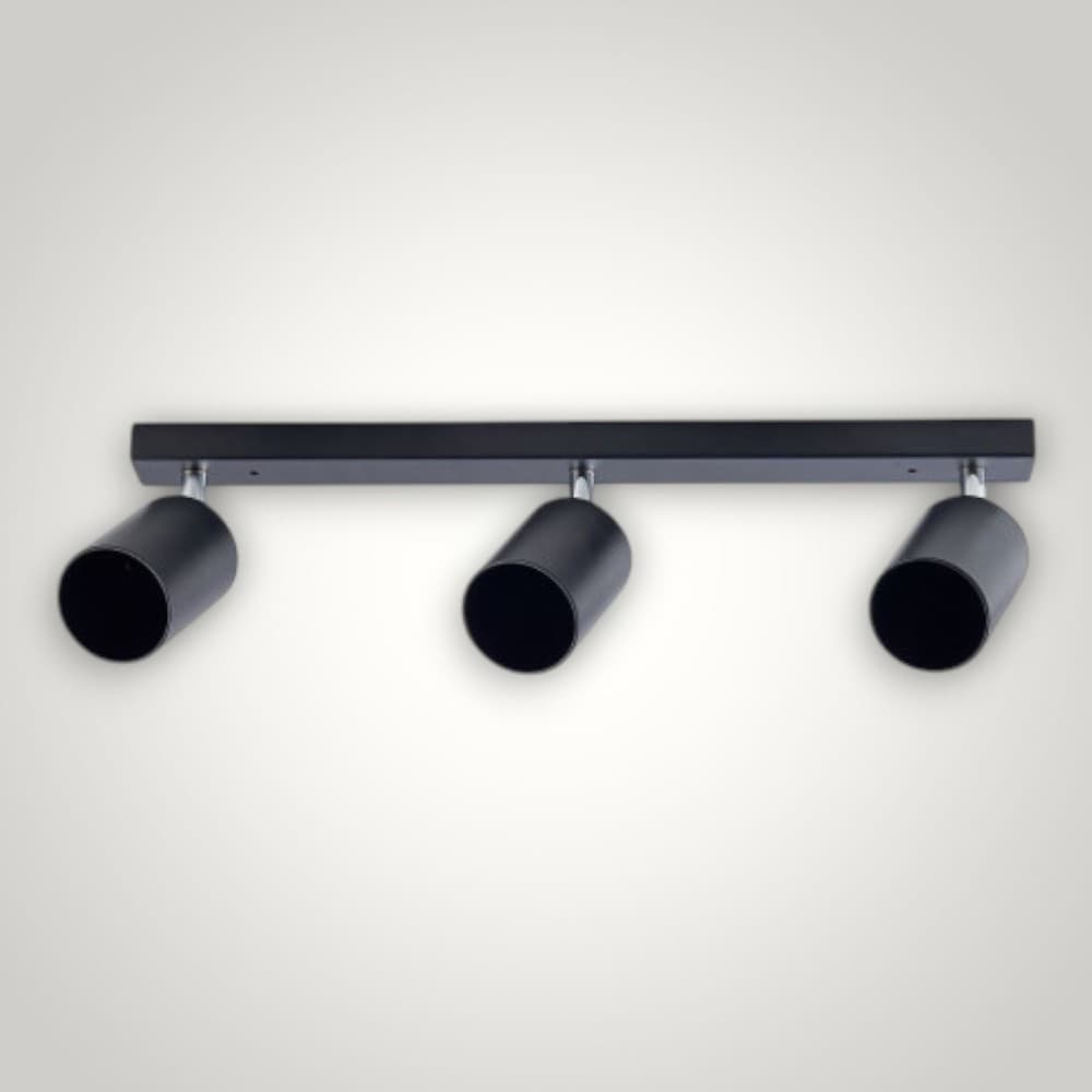 Spot Negru Reglabil Liniar 3xGU10 450mm