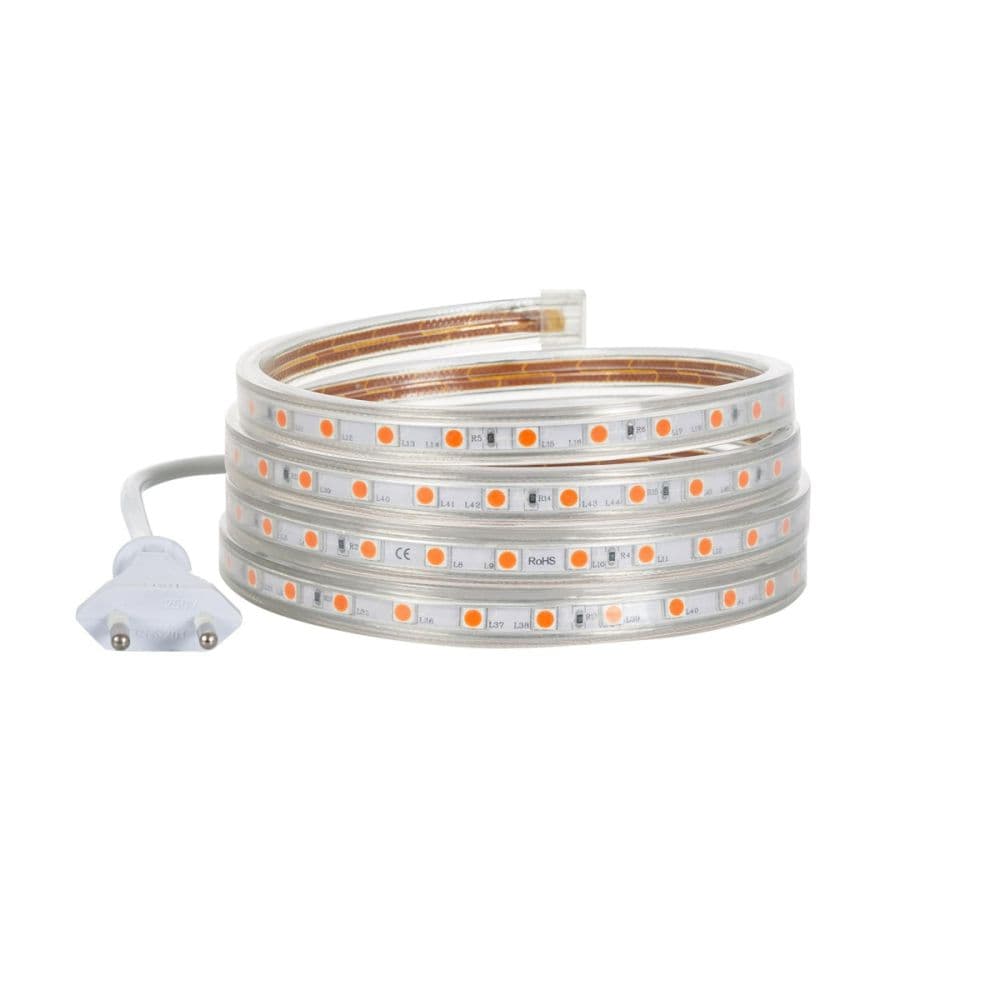 Banda Led 220V 6400K 14.4W/M Ip65 60Led/M 5050, lumina rece