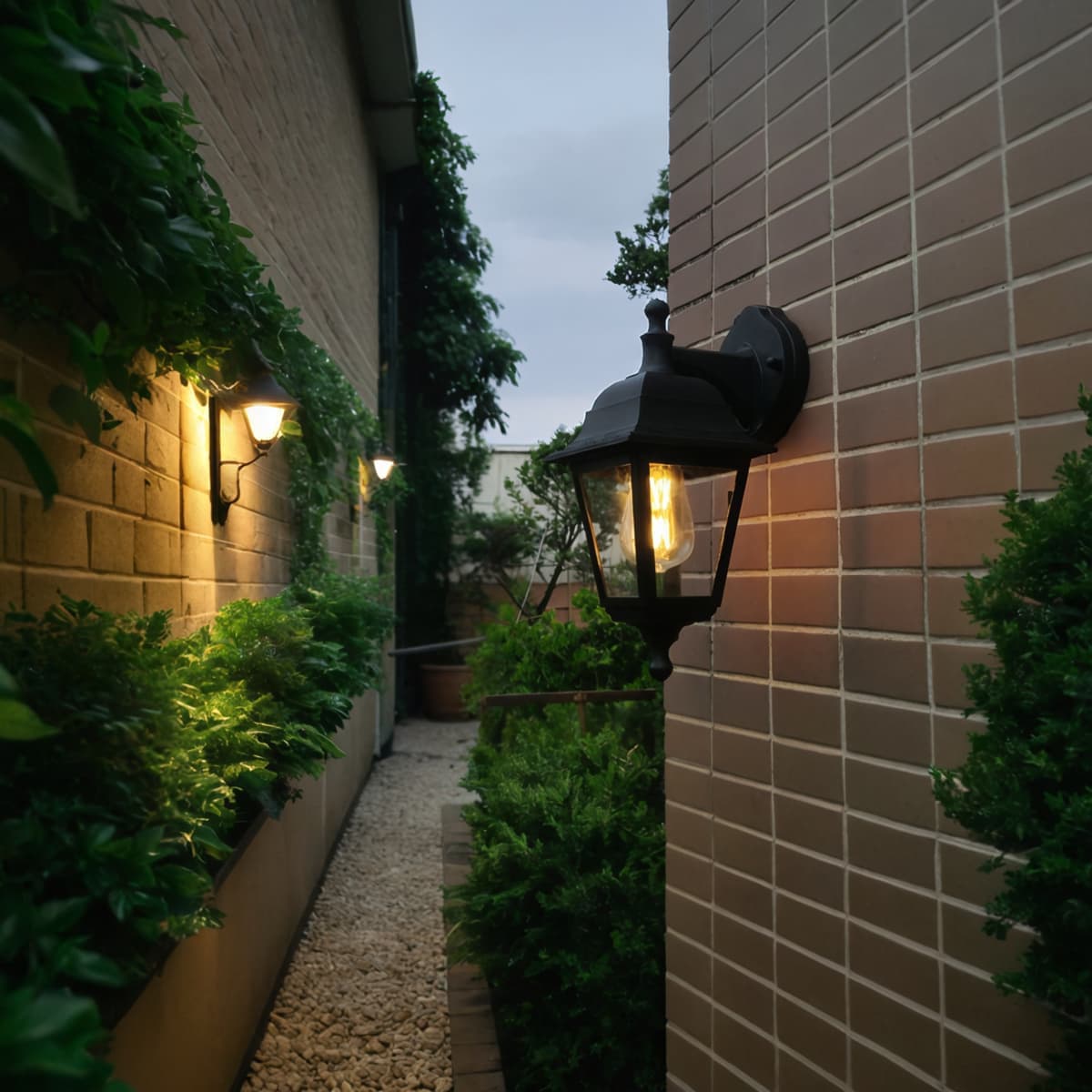 Felinar Perete Negru 220V/40W/Ip44