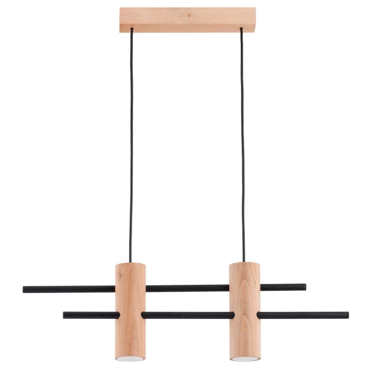 Lustra Pendul Alfa Czerin Lemn 2xGU10