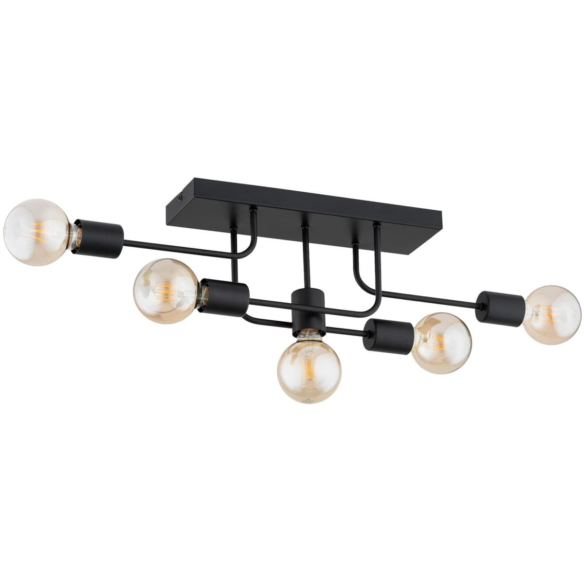 Lustra Alfa Goisa Neagra 5xE27
