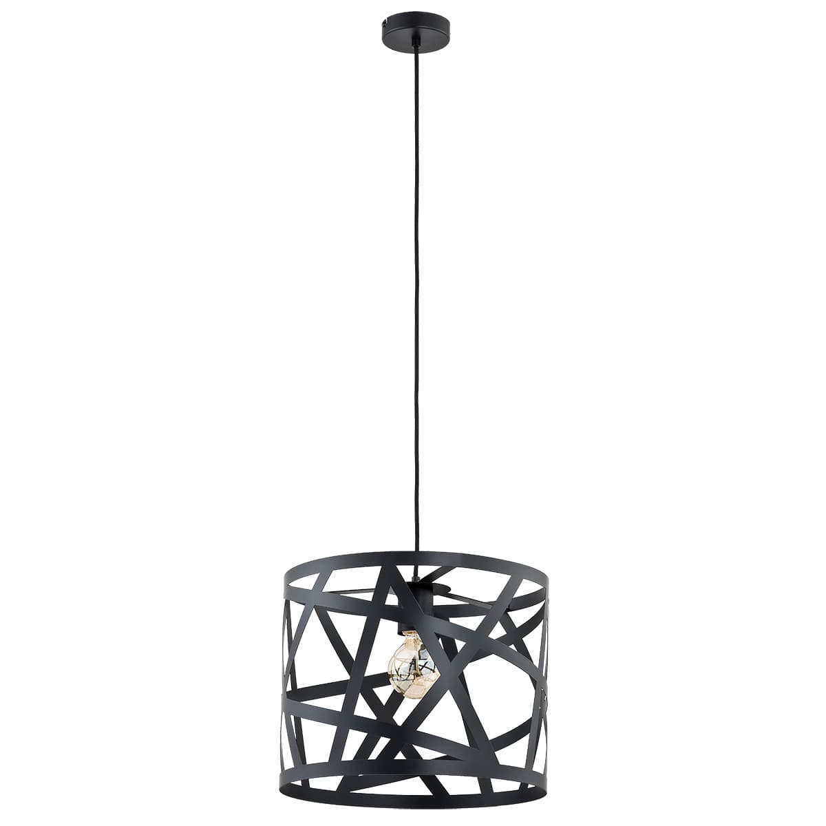 Lustra Pendul Alfa Agapa Neagra 1xE27