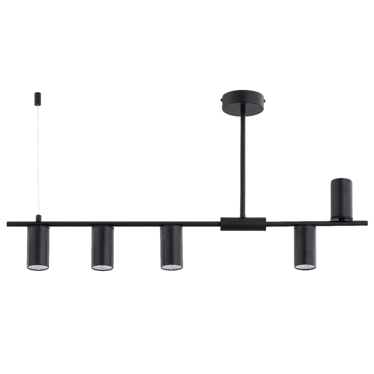 Lustra Alfa Uranos Neagra 5xGU10