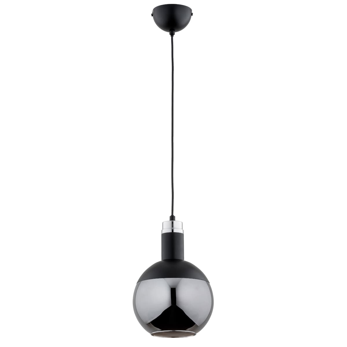 Lustra Pendul Alfa Celest Neagra 1xE27