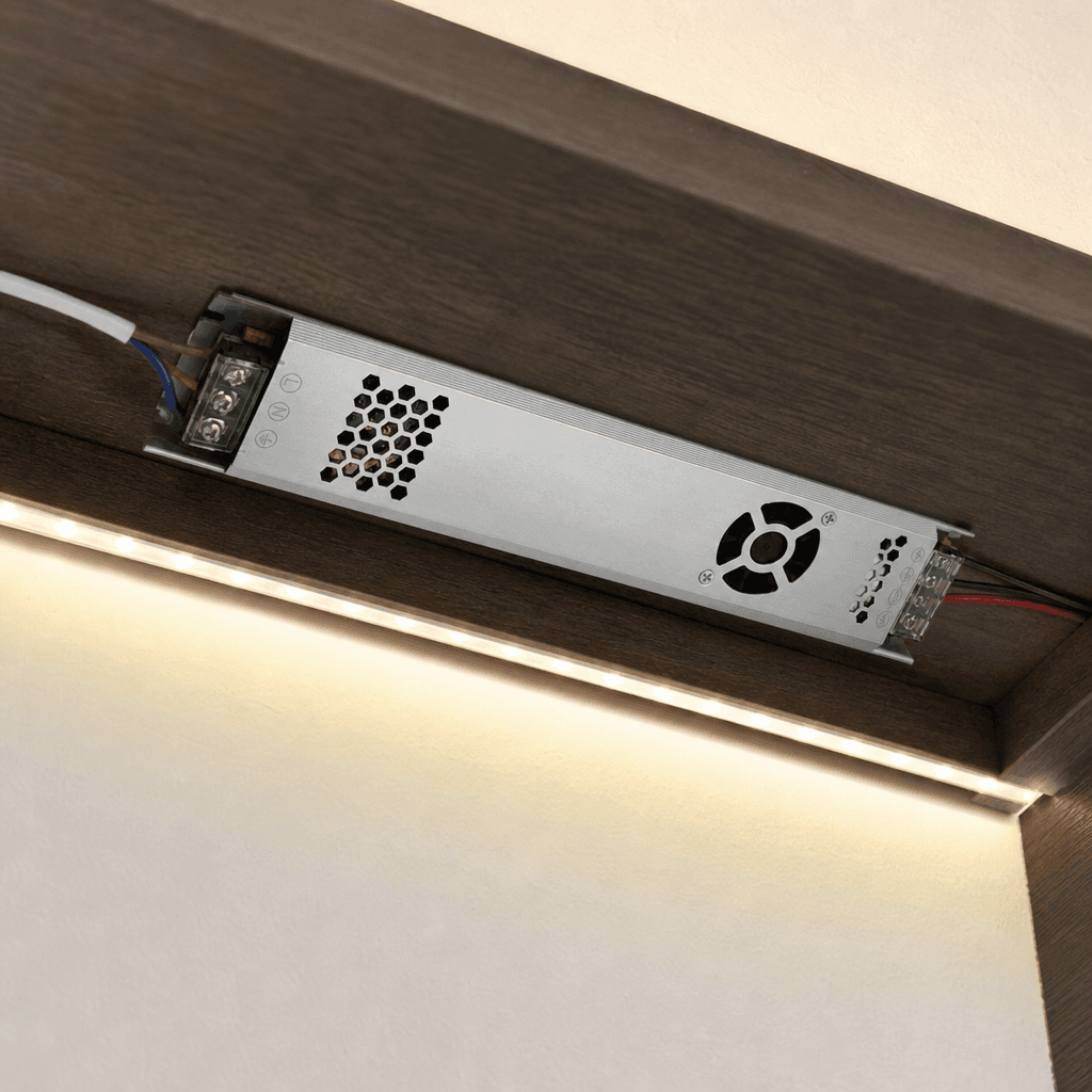 Driver LED Delight 12V 300W, IP20, 25A pentru benzi LED