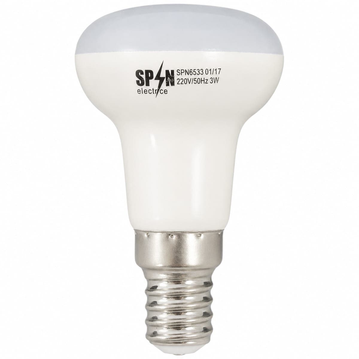 Bec LED E14 R39, 3W echivalent 25W, lumina caldă, SPIN