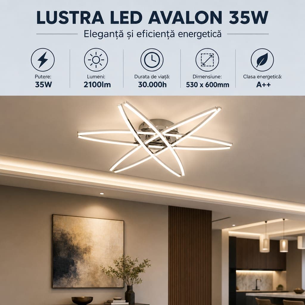 Lustra LED Avalon 35w