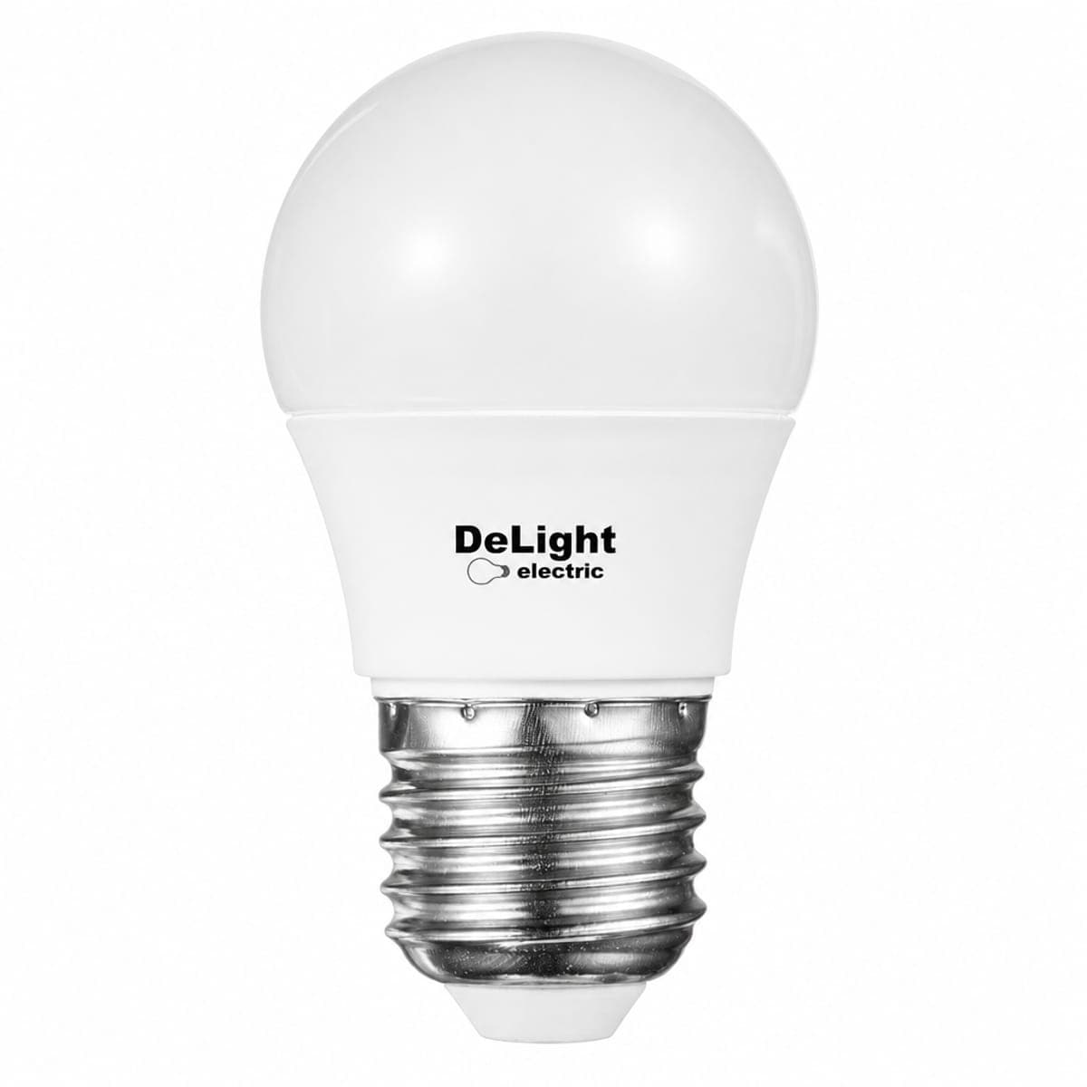Bec Led Sferic E27, model G45, 6W=50W, lumina rece