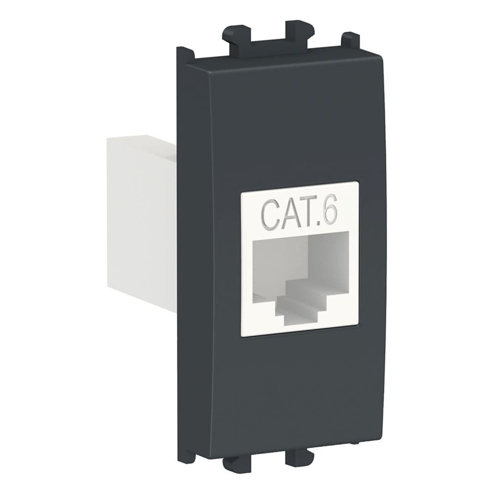 Priza date RJ45 CAT6E UTP Schneider Easy Styl, 1M, negru