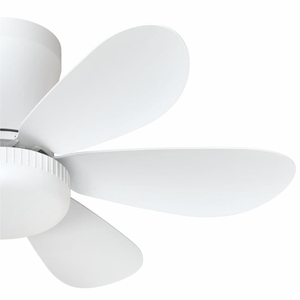 Lustra LED Cu Ventilator si telecomanda 12W Alba