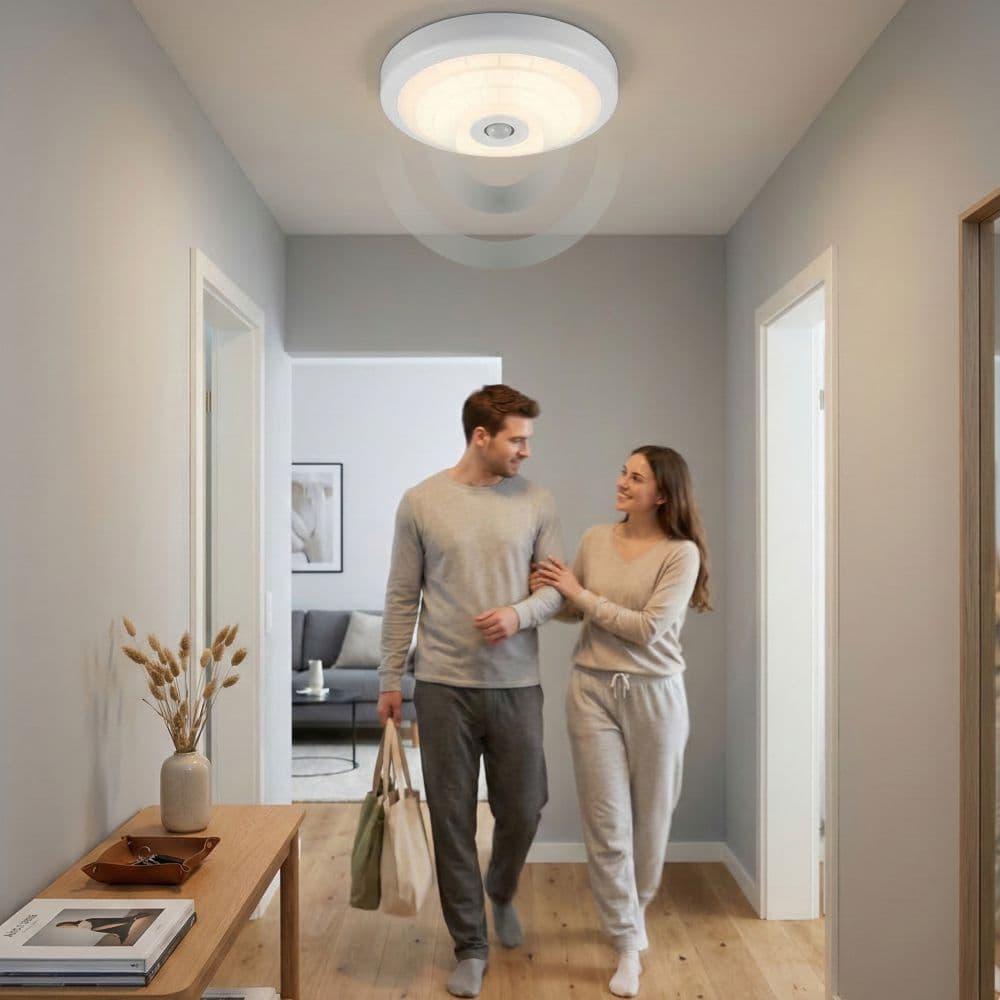 Plafoniera E27  Cu Senzor De Miscare 360°  Reglabil