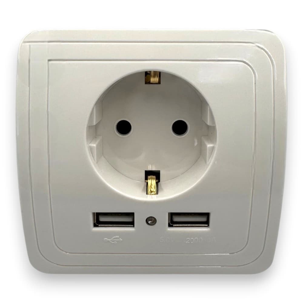 PRIZA SIMPLA CP ST 2 x USB
