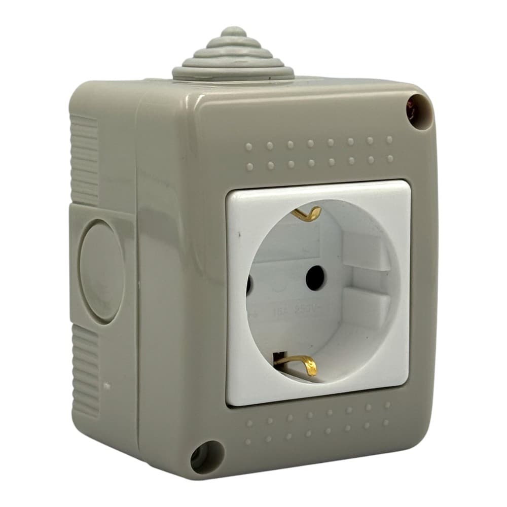 Priza Simpla Aplicata Fara Capac IP20