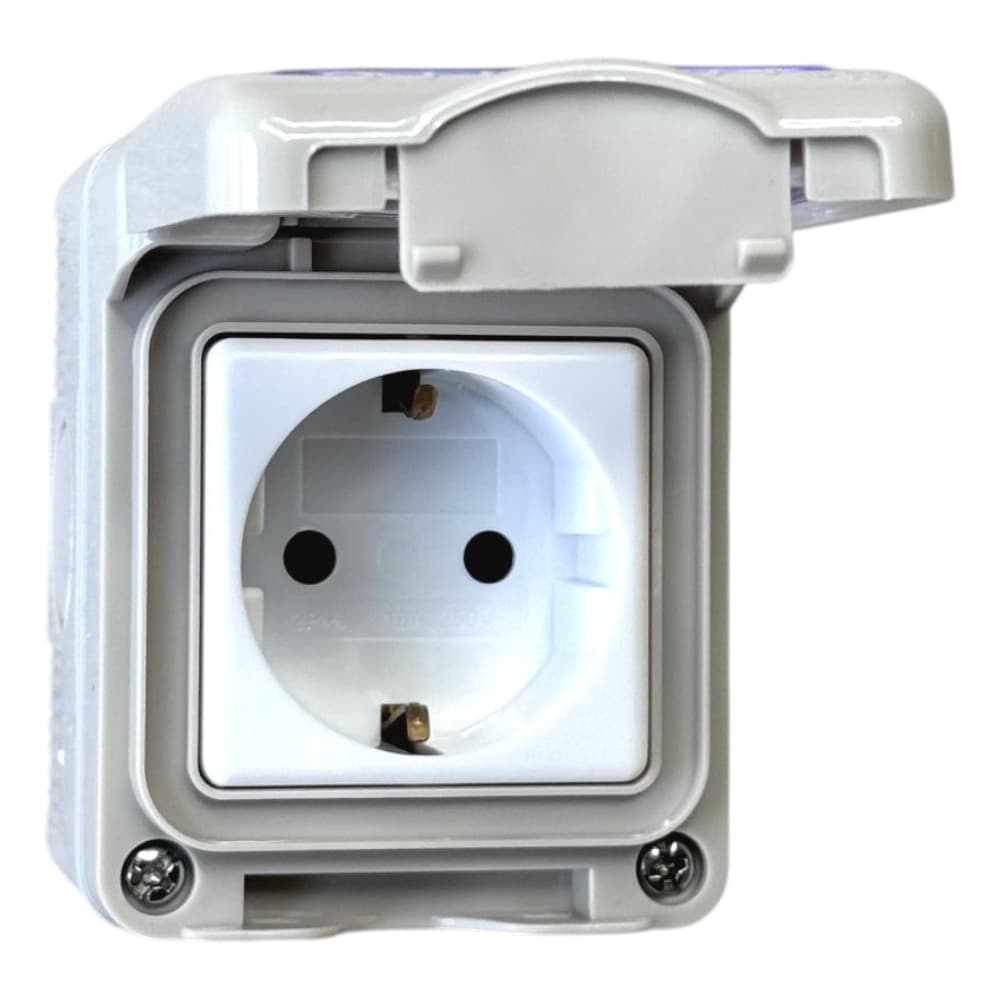 Priza Modulara Simpla cu capac, Antigron, 16A, IP55