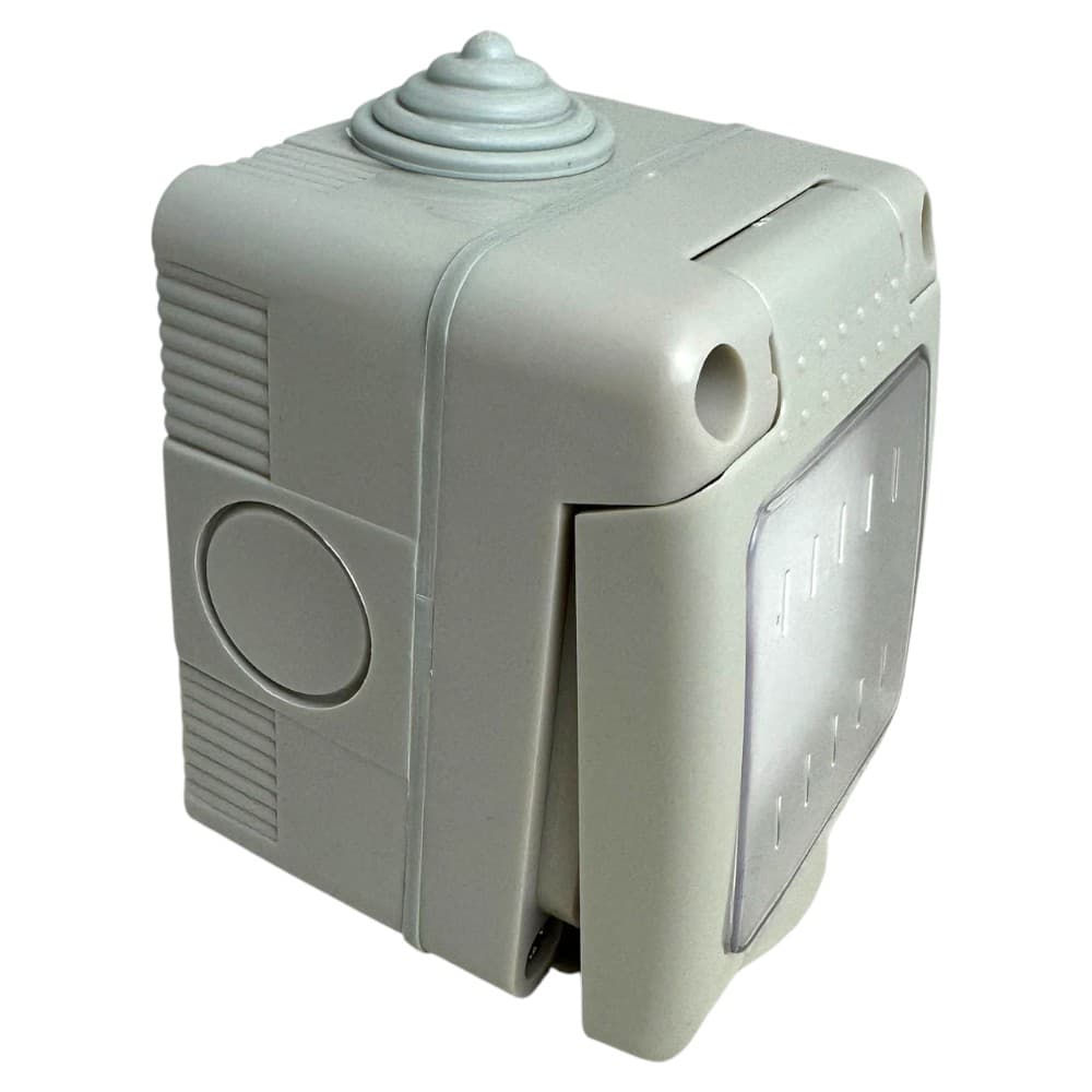 Intrerupator Simplu Aplicat cu capac cu folie Ip55