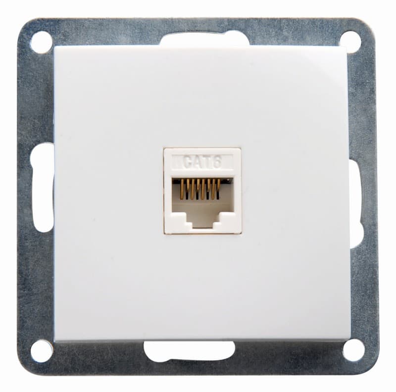 Priza Utp Cat6, Spin Top, Alba