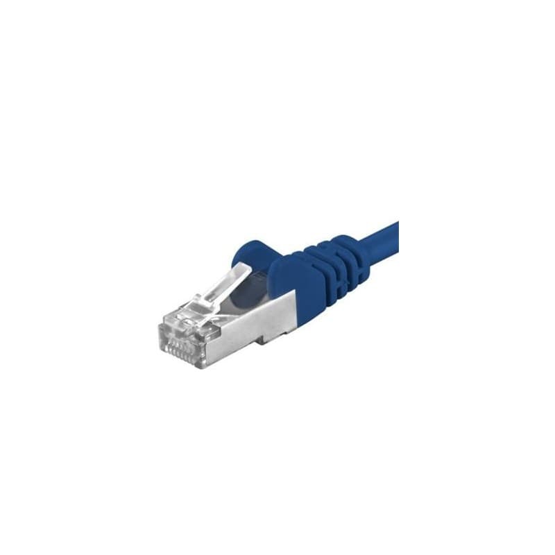 Patchcord SFTP RJ45-RJ45 Cat.6A, 10m, albastru