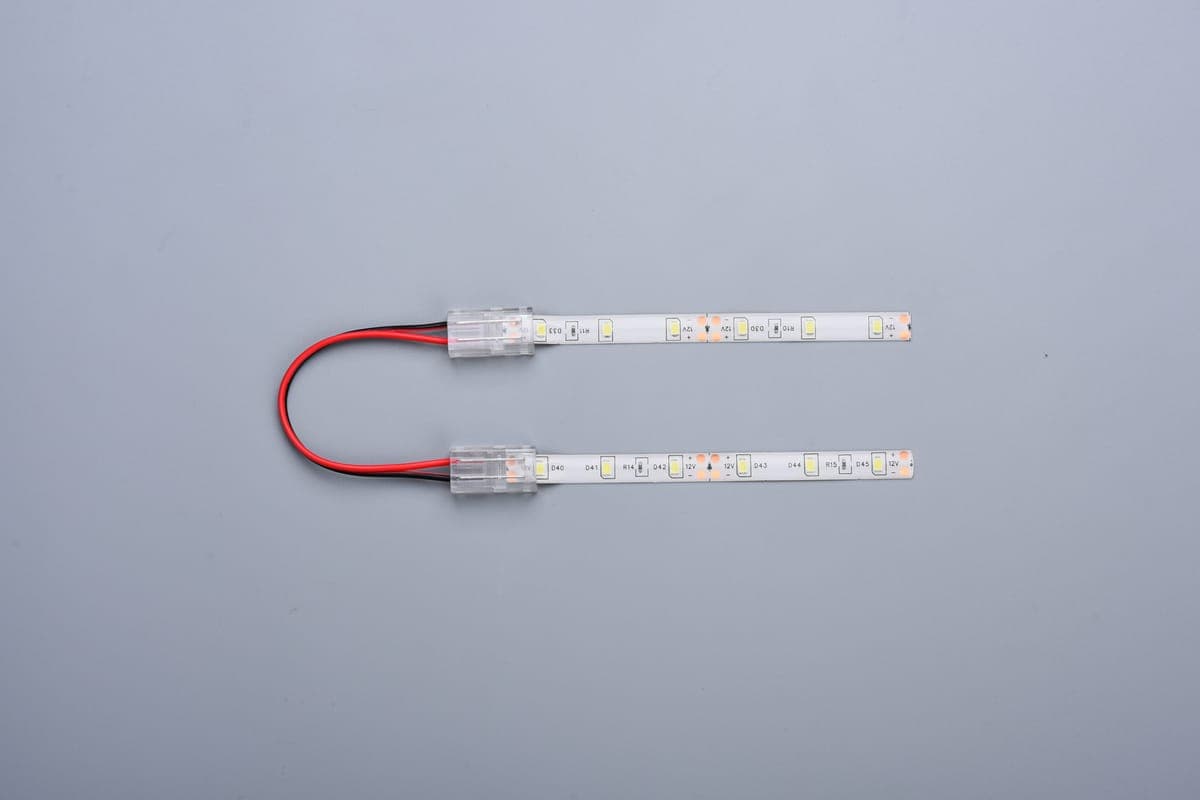 CONECTOR CABLU CONECTOR PT BANDA LED SMD IP65 12V/24V PCB 10MM PIN 7mm 14CM