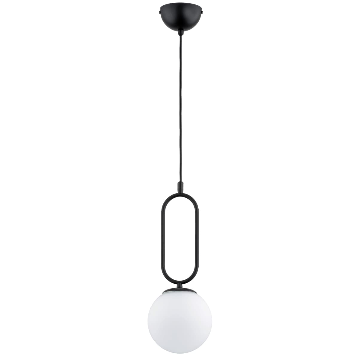 Lustra Pendul Alfa Vavil 150 Pro Neagra & Alba 1xE14