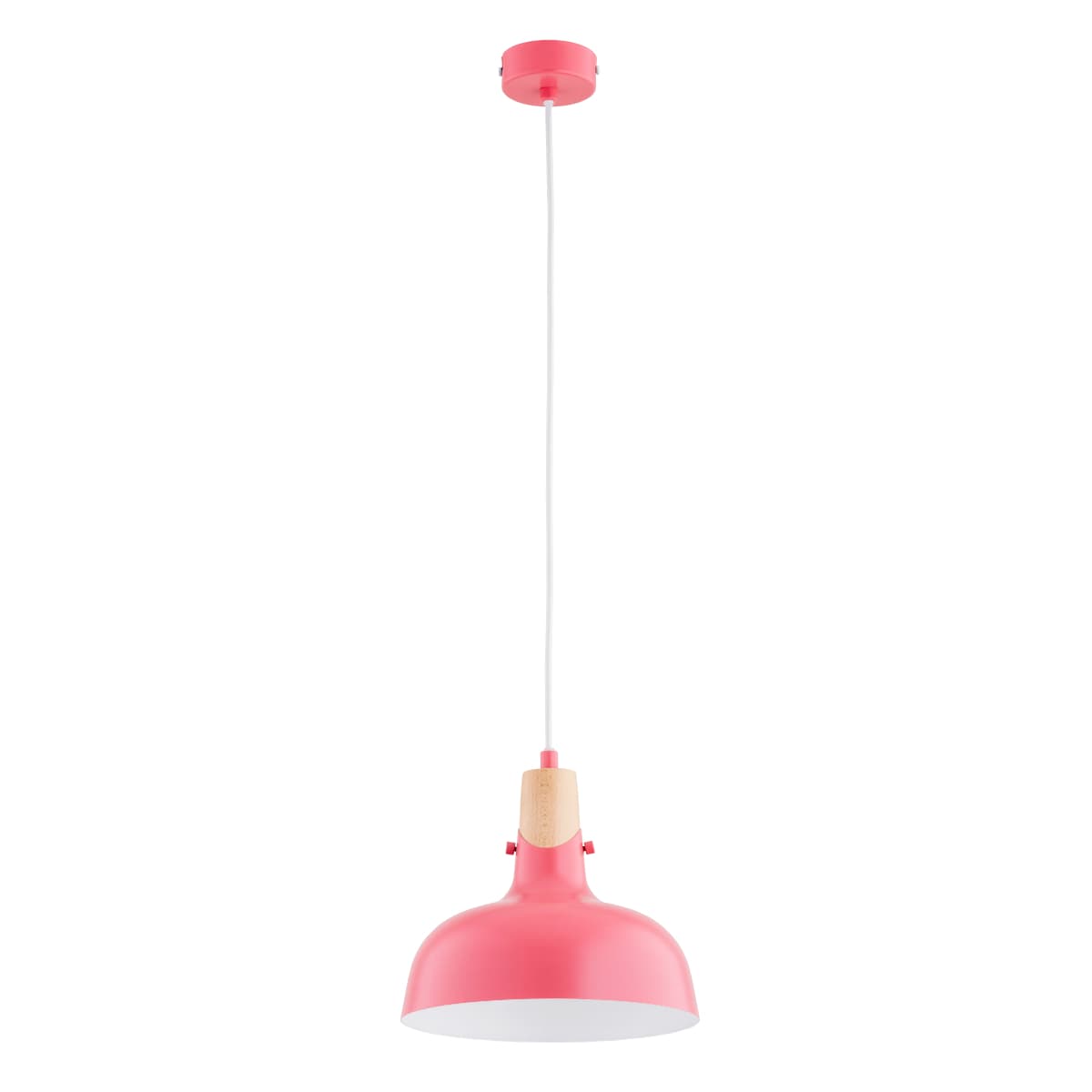Lustra Pendul Alfa Solo Gem Pink 1xE27