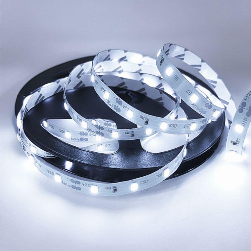 Banda LED 12V 4.8W/M 60LED/M IP65 R2835, lumina rece - rola de 5m