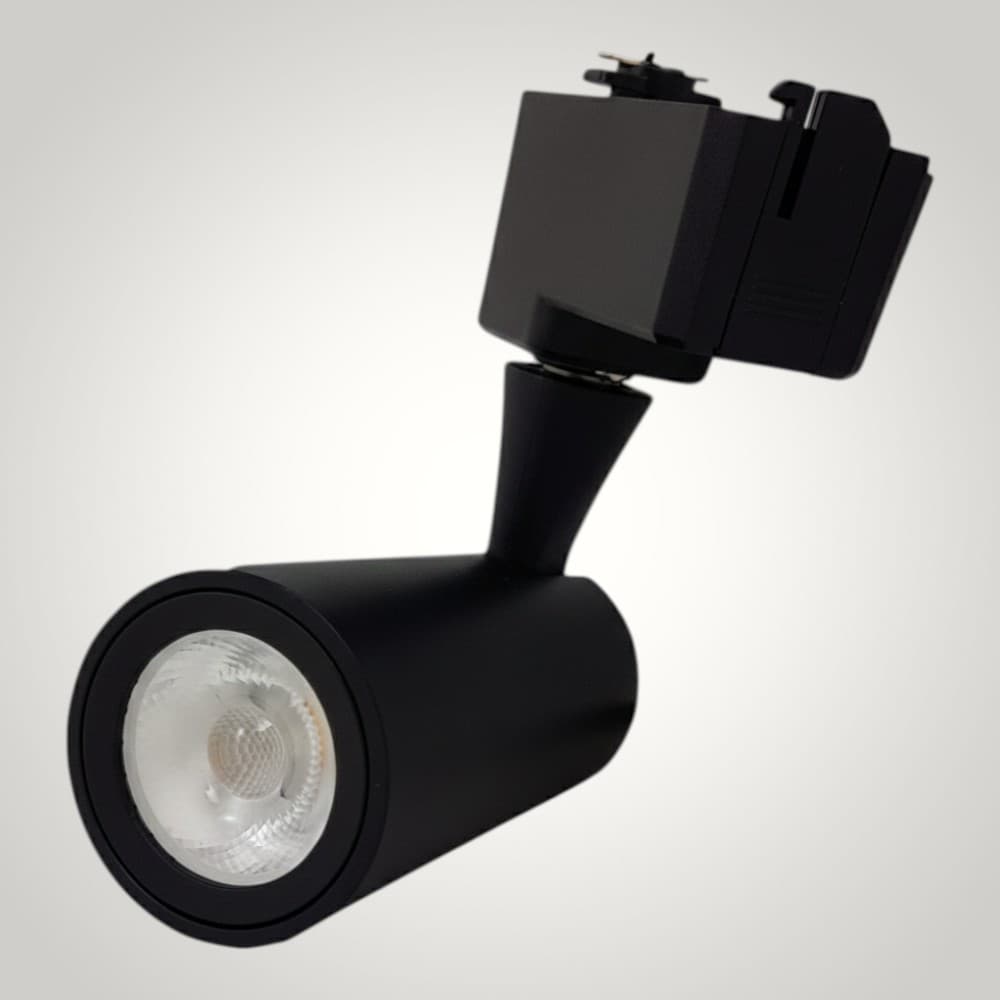 Spot Negru Reglabil Sina 30W=300W, 4000K, lumina neutra