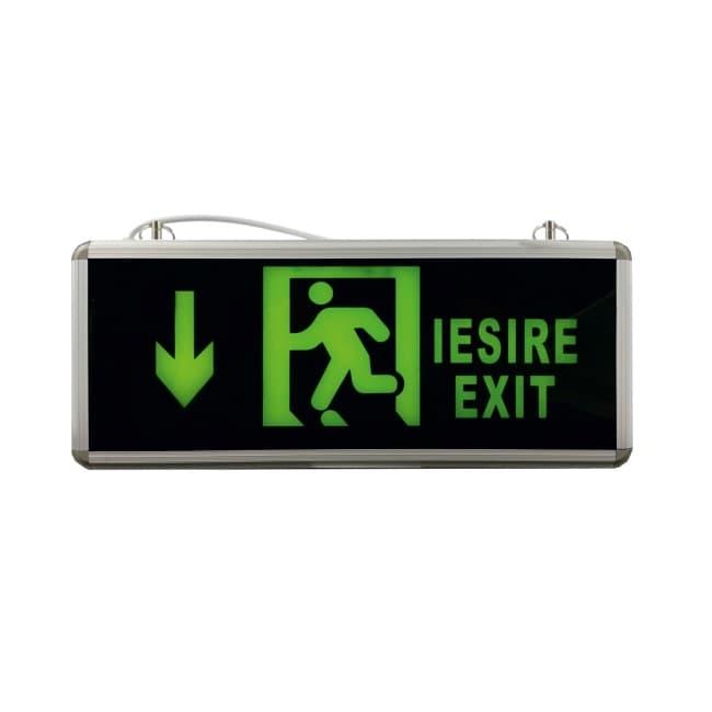 Lampa Emergenta Exit Tavan cu sageata jos