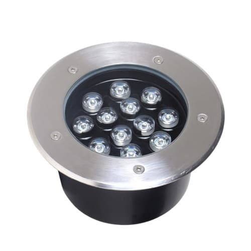 Spot LED pardoseala 12W=60W, Ø180mm, 6400K, lumina rece