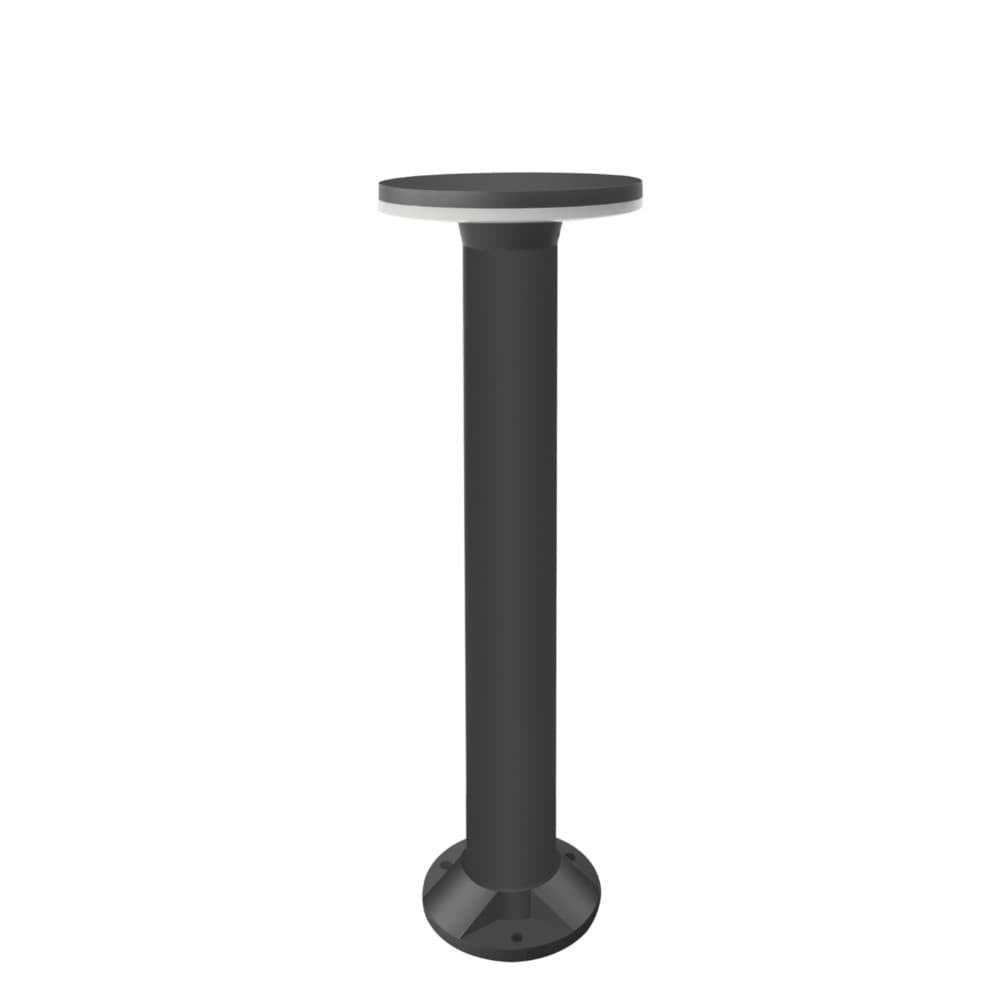 Stalp Ornamental cu LED De Gradina 12W, 3000k, Lumina Calda