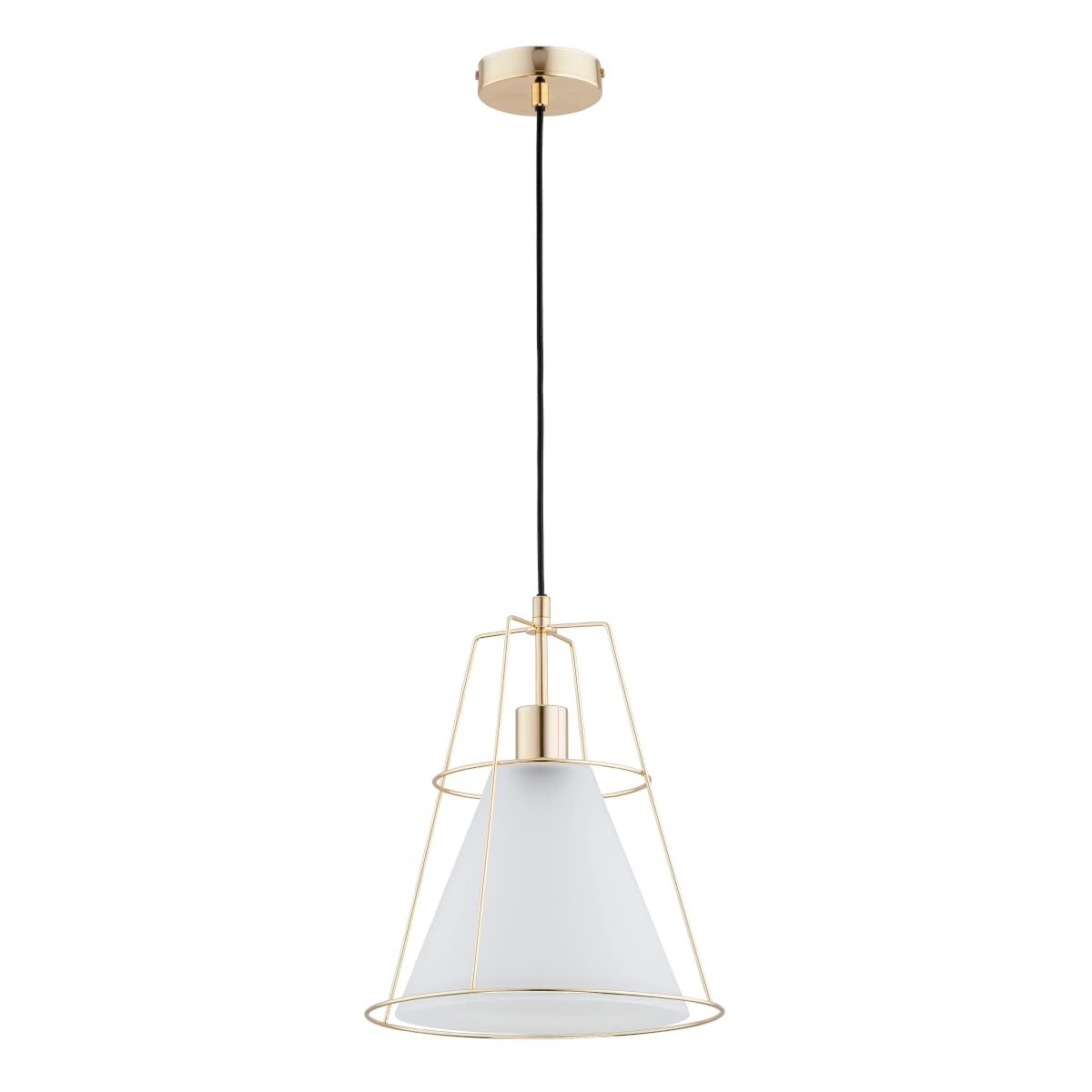 Lustra Pendul Alfa Bomi Glass Aurie 1xE27