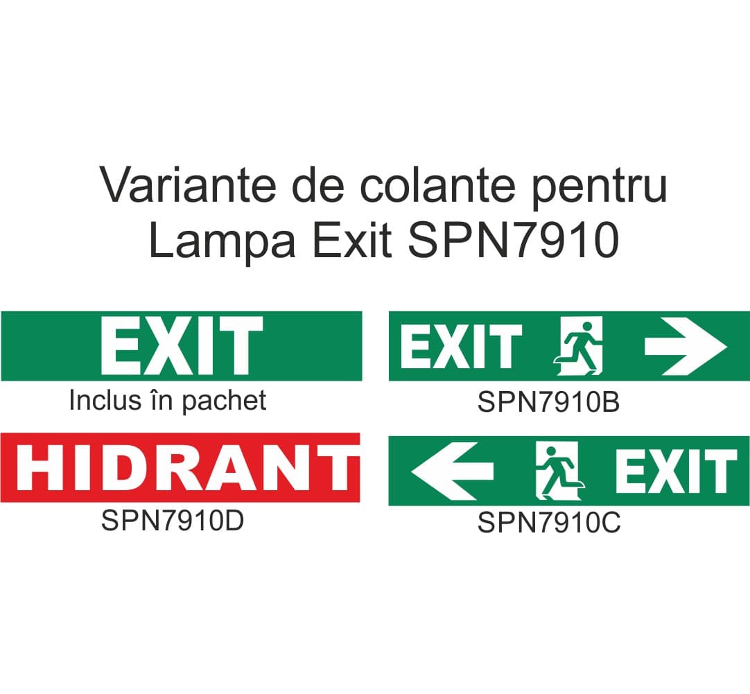 Autocolant Lampa Exit 60 Led