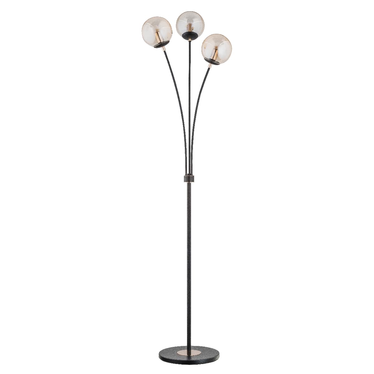 Lampa De Podea Alfa Artis Neagra 3xE14