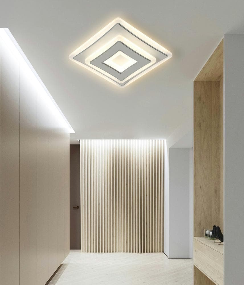 Plafoniera LED Sinope 34W, 220x220x50mm, 2900lm, 3000k/4000k/6500k
