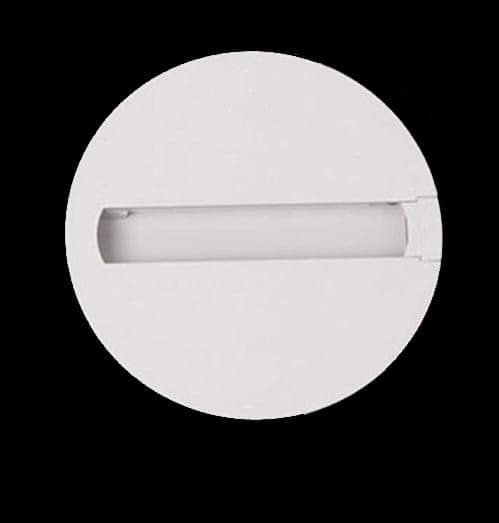 Baza rotunda pentru spot LED T3, alba