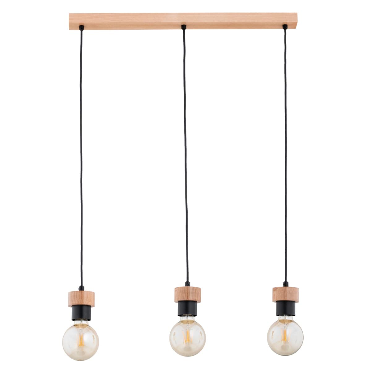 Lustra Pendul Alfa Zelia Lemn 3xE27