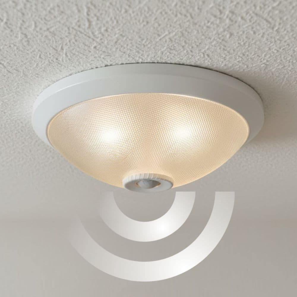 Plafoniera cu senzor pentru bec led 2XE27 IP20 220V 2X25W