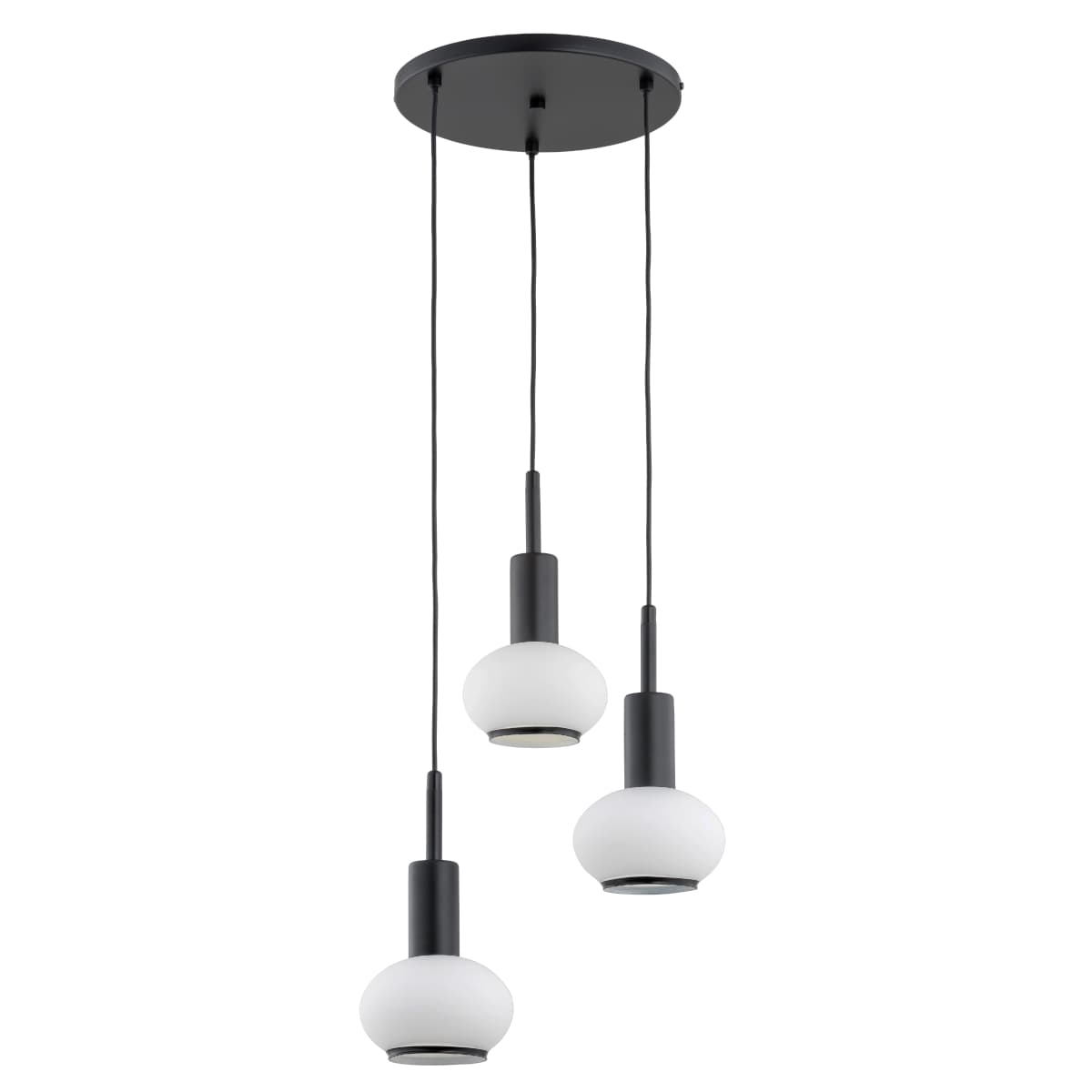 Lustra Pendul Alfa Zebra Neagra & Alba 3xE14