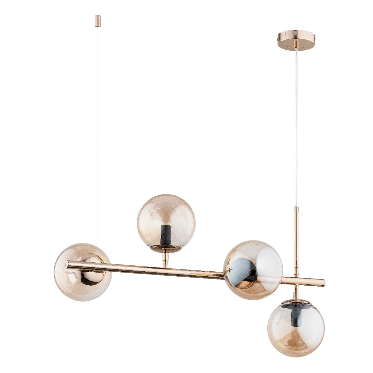 Lustra Pendul Alfa Vinci Aurie 4xE14