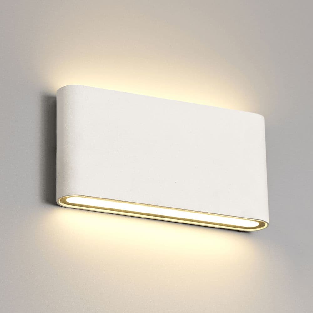 Aplica de exterior extra-plata , 12W=75W, 3000K, lumina calda, IP65
