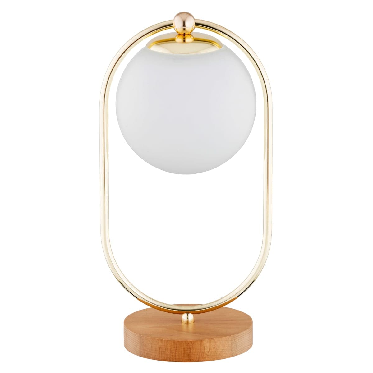 Veioza Dormitor Oval Lemn 1xE14