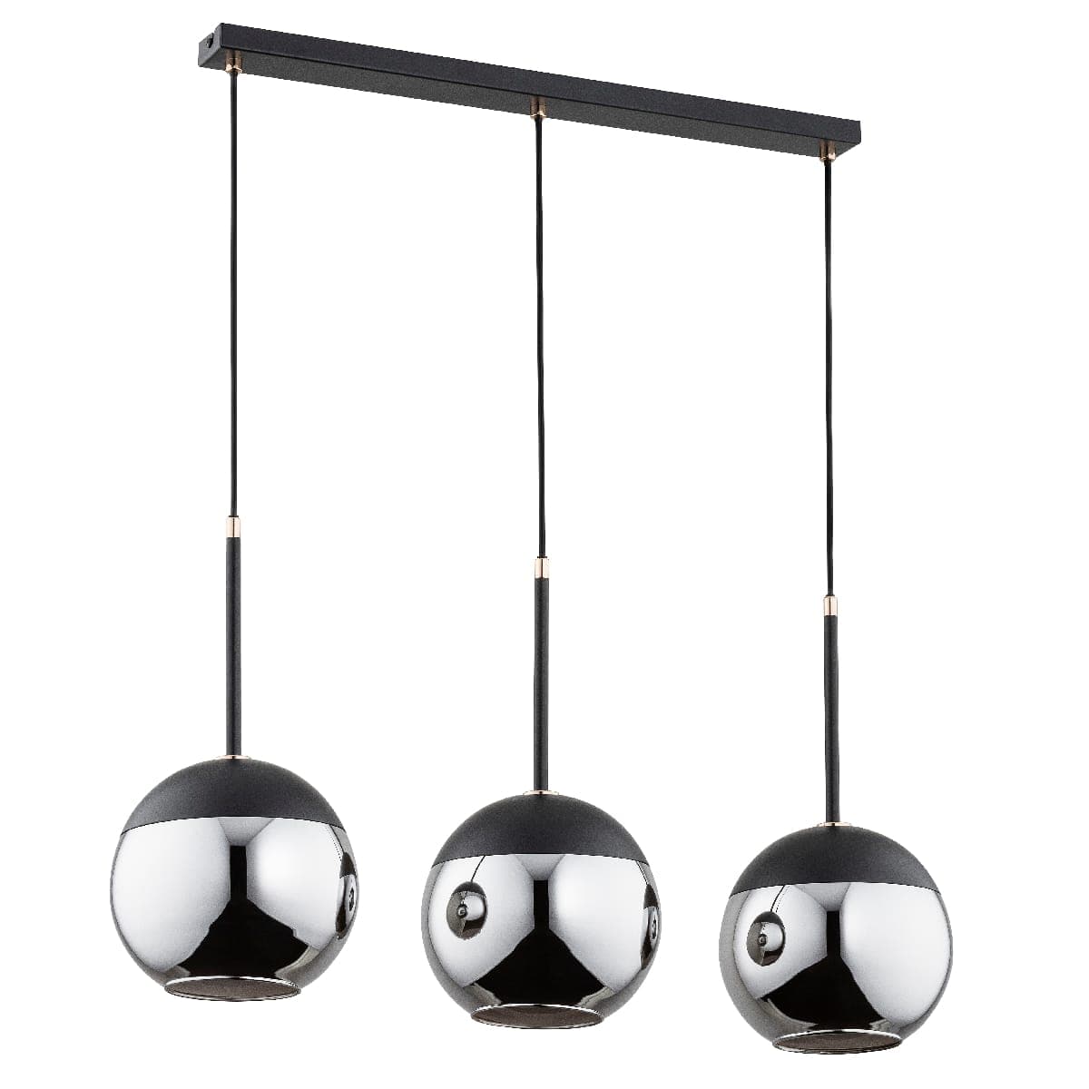 Lustra Pendul Alfa Volda Neagra 3xE27