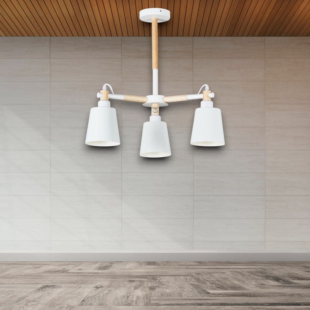 Lustra Tavan Cu 3 Brate E27 Thor, 50x52 cm, 3x10W