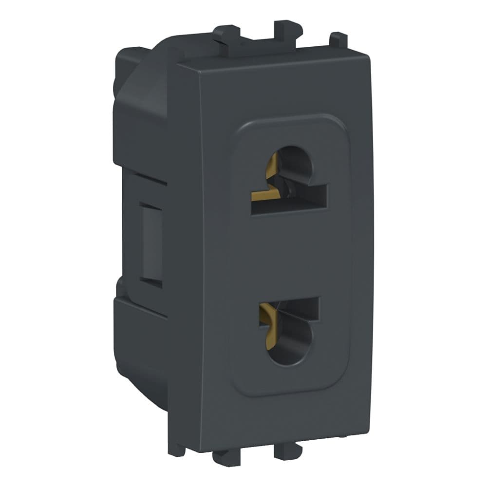 Priza 2P Schneider Easy Styl, 1M, negru