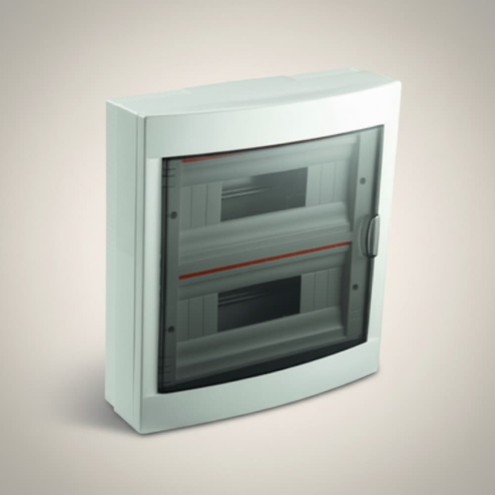Tablou sigurante 24P IP40 usa transparenta - montaj aplicat VIKO