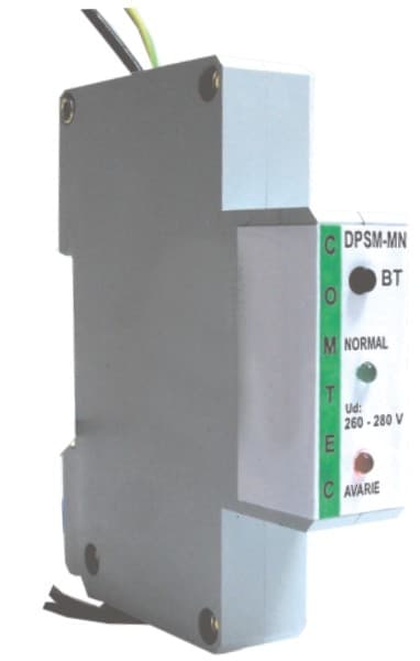 Dispozitiv monofazat de protectie la supratensiune cu monitorizarea nulului DPSM MN - PF0019 09511