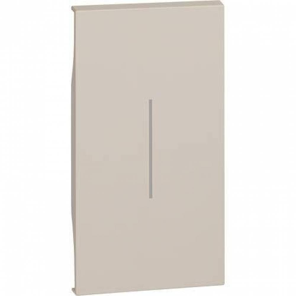 Tasta, Placa, Capac Intrerupator iluminabila 2 Module pentru Bticino Living NOW Nisip