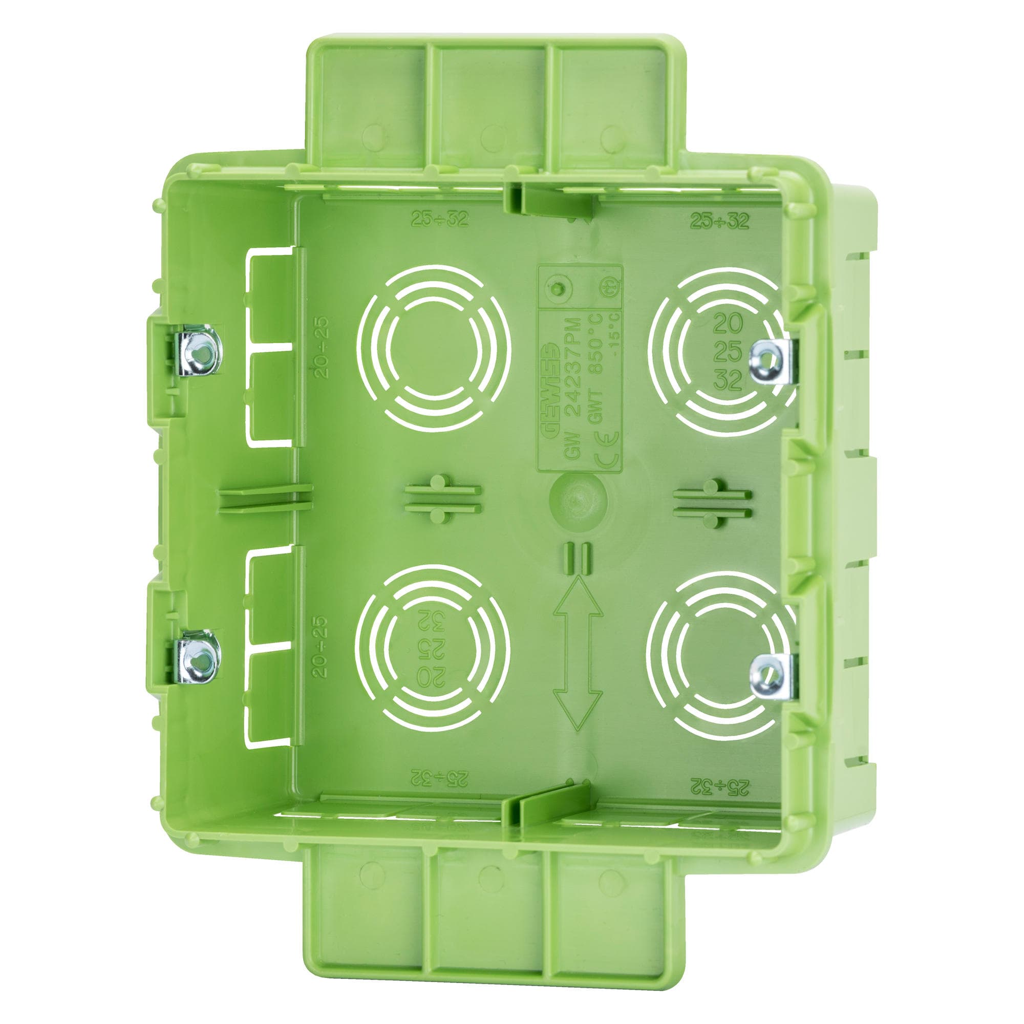 Doza aparat patrata Gewiss, 8 module GW24237PM - montaj rigips