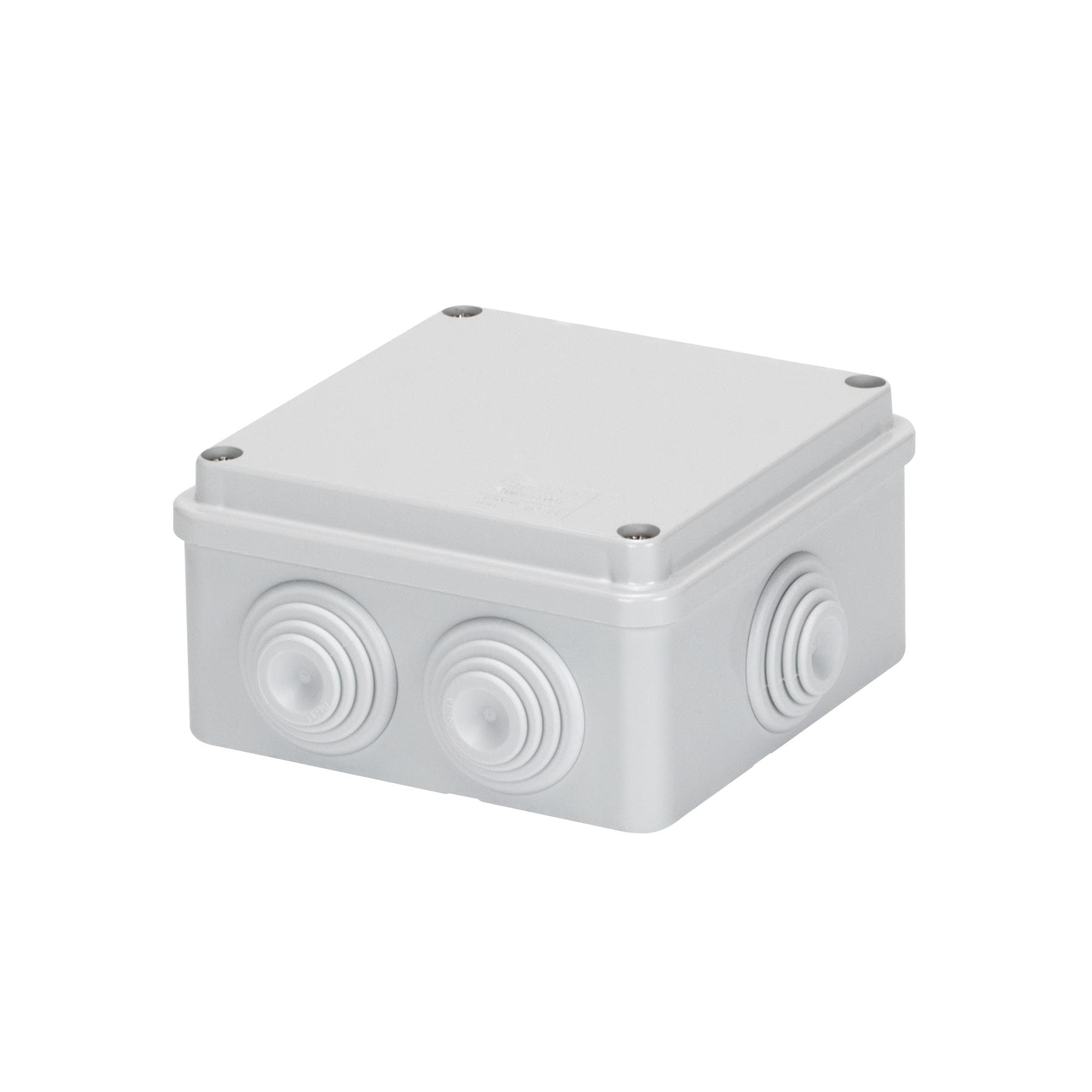 Doza de legatura, patrata Gewiss GW44004 - 100x100x50 mm - montaj aparent